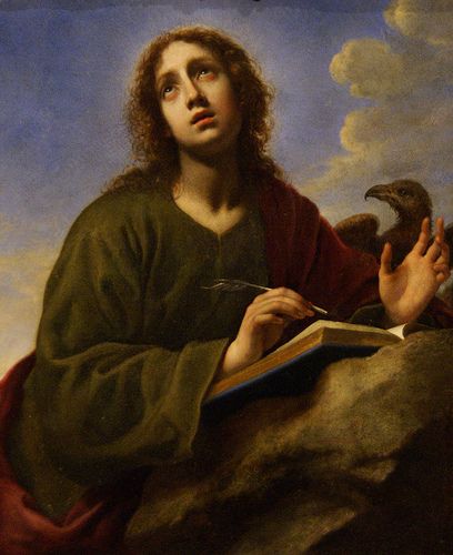 Saint John the Evangelist Writing the Book of Revelation (c1650) by Carlo Dolci (1616-c1686) | by kovno Saint John The Apostle, St John The Evangelist Icon, St John Evangelist, Saint John The Evangelist, John The Apostle, St John The Evangelist, The Book Of Revelation, Apostle John, John The Evangelist