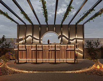 Check out new work on my @Behance profile: "Terrace Bar" http://be.net/gallery/142616401/Terrace-Bar Outdoor Bar Designs For Home, Terrace Restaurant Design Rooftop Bar, Roof Bars Design, Terrace Barbeque Counter, Terrace Bar Ideas, Outside Bar Decor Ideas, Roof Terrace Design Rooftop Bar, Rooftop Bar Ideas, Outdoor Restaurant Design Terraces