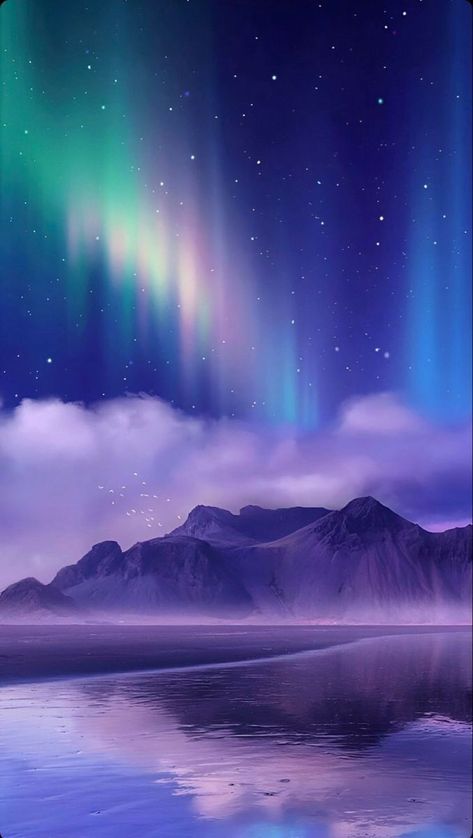 Aurora Aesthetic Wallpaper, Aesthetic Northern Lights, Nature Pictures Aesthetic, Space Wallpaper Aesthetic, Northern Lights Wallpaper, Northern Lights Photography, Aurora Borealis Northern Lights, New Retro Wave, Pretty Landscapes