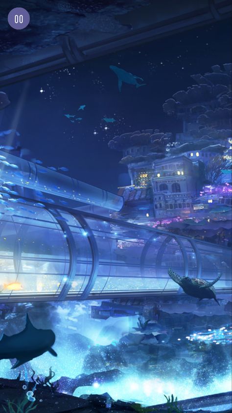 Underwater Chinese City, Post Apocalyptic Underwater City, Under Water City Fantasy Art, Underwater City Futuristic, Sci Fi Underwater City, Underwater Research Station, Underwater Base Concept Art, Hydro Punk City, Futuristic Water City