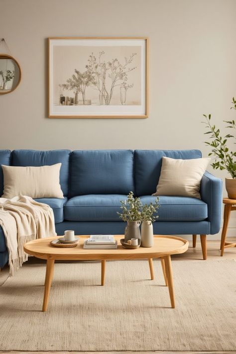 18 Blue Couch Living Room Ideas – The Crafty Hacks