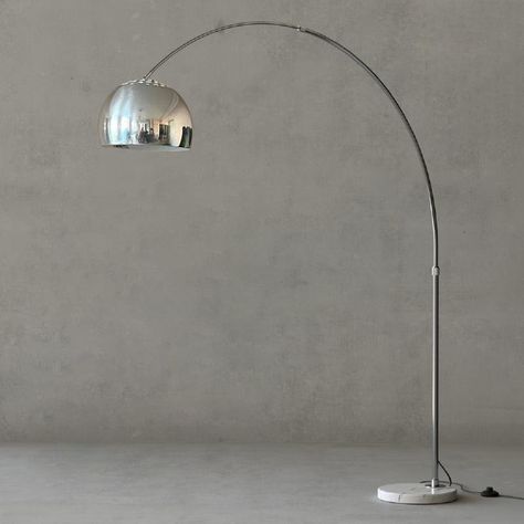 Make a statement in any living space with the Sneedville Arched Floor Lamp! Adjust its height to your liking, rest assured by its solid marble base, and enjoy the unique pattern of its polished marble. Plus, the premium acrylic lampshade is easy to care for and maintain, proving convenience and style. Get ready to level up your decor! Please Note: Marble patterns vary by product, our product and the pictures shown are different. If you have any questions about our products, please contact us and Arch Lamp, Arched Floor Lamp, Marble Surface, Bulb Light, Acrylic Light, Minimalist Living, Edison Bulb, Chaise Bar, Marble Pattern