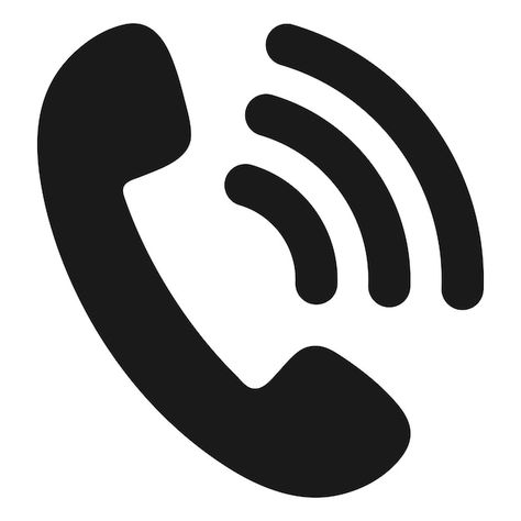 Vector vector phone icon | Premium Vector #Freepik #vector #telephone #call #call-button #hotline-icon Phone Vector Illustration, Logo Telephone, Telephone Sticker, Phone Call Icon, Telephone Illustration, Call Vector, Phone Symbol, Telephone Icon, Phone Ringing