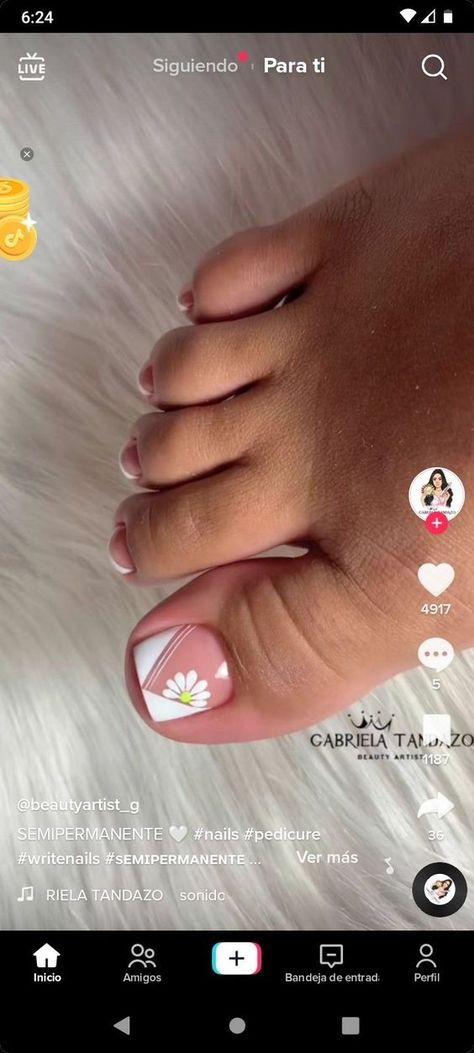 Pedicure Designs Toenails, Pedicure Nail Designs, Gel Toe Nails, Magic Nails, Cute Toe Nails, Pedicure Designs, Classic Nails, Pretty Gel Nails, French Nail