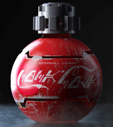 Coca-Cola was a carbonated, caffeinated soda served in plastic orb bottles and paper cups at various locations throughout Black Spire Outpost on the planet Batuu. The beverage was imported by Jat Kaa, a Lurmen male from the planet Mygeeto, who sold it to travelers and locals via his company, Jat Kaa's Coolers, at pop-up locations around the outpost and in the nearby ancient ruins. Coca-Cola was a brown carbonated soda with caffeine. It was packaged in red, spherical plastic bottles with white Illustrator Techniques, Black Spire Outpost, Beautiful Packaging Design, Coca Cola Bottles, Star Wars Celebration, Disney Designs, Coke Bottle, Carbonated Drinks, Diet Coke