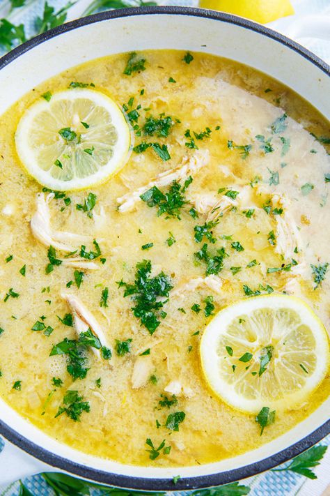 Avgolemono Soup, Greek Lemon Chicken Soup, Lemon Chicken Soup, Chicken Rice Soup, Greek Lemon Chicken, India Food, Beef Soup, Chicken Soup Recipes, Bowl Of Soup