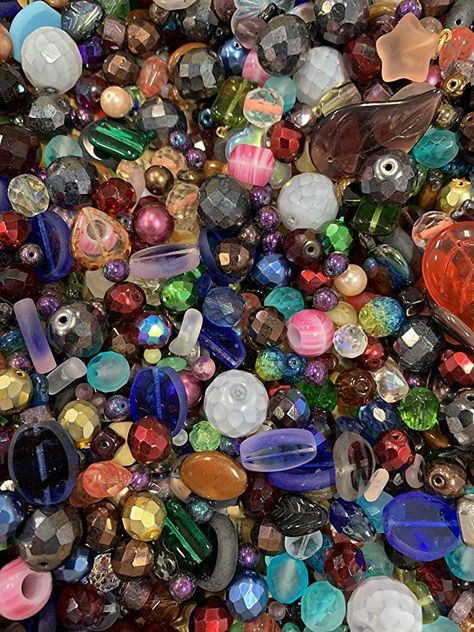 Amazon.com: Half-pound Glass Bead Mix, 4-18mm, Assorted Colors and Shapes, Bulk Lot: Arts, Crafts & Sewing Craft Outlet, Holiday Beading, Single Bead, Homemade Jewelry, Diy Lamp, Unique Crafts, Creative Hobbies, Beads For Jewelry Making, Beads For Jewelry