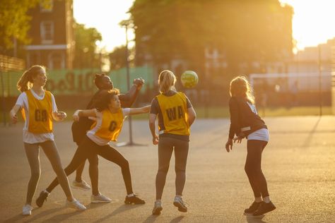 FROM the outside looking in, netball looks like a pretty civilised sport. But if you’ve ever actually played a game, you’ll know it’s survival of the fittest in its truest form… with lots of fussy footwork thrown in. As two people who have been playing the sport their whole lives, Kate Eddy and Hannah Mundy […] Netball Skirt, Netball Dresses, Survival Of The Fittest, Basketball Cheers, Words Of Support, Volleyball Photos, Pe Class, Softball Catcher, Her Personality