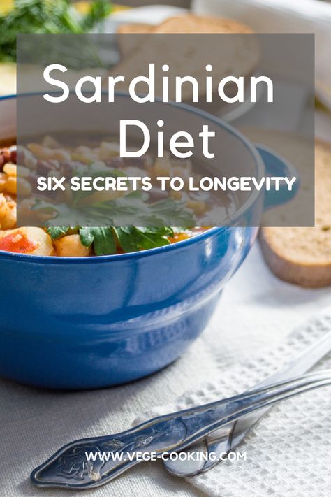 Blue Zone Recipes Sardinia, Sardinia Blue Zone Diet, Sardinian Longevity Minestrone, Sardinia Diet Recipes, Sardinian Blue Zone Recipes, Longevity Diet Valter Longo Recipes, Blue Zone Recipes Okinawa, Longevity Diet Recipes, Sardinia Diet