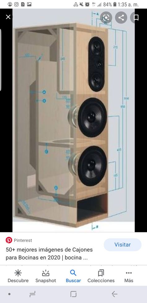 Diy Subwoofer Box, Homemade Speakers, Diy Subwoofer, Audio Box, Diy Audio Projects, Box Speaker, Audio Ideas, Subwoofer Box Design, Speaker Plans