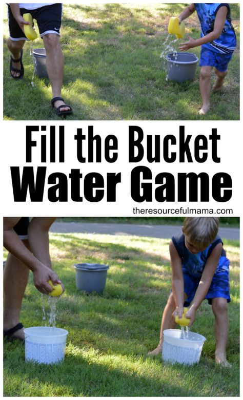 Cool of this summer with this super fun water game. Teams race to fill their bucket. kids|activity|summer|fun|family activity|group activity #summersunfun #cbias [ad] Outside Water Activities For Kids, Summer Group Activities, Summer Games For Kids, Water Activities For Kids, Summer Activity Ideas, Kids Summer Activities, Fun Water Games, Water Wars, Outdoor Water Games