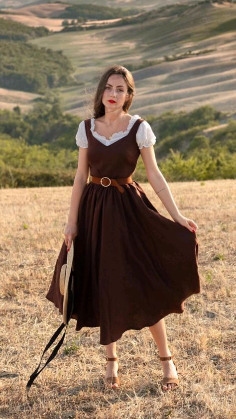 Renfaire Outfits, Elegant Style Dress, Cottagecore Outfit, Cottagecore Outfits, Look Plus Size, Cottagecore Fashion, Cottagecore Style, Retro Pin Up, Cottagecore Dress