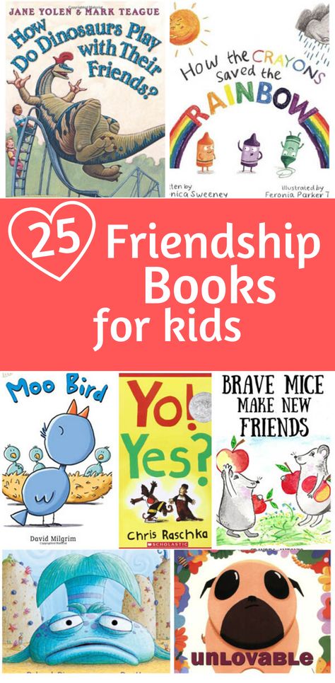 This list of 25 books about friendship helps teach children about what it means to be a friend. #booksandgiggles Books About Friendship, Preschool Friendship, Friendship Theme, Friendship Activities, How To Believe, About Friendship, Neil Armstrong, After 4, Preschool Books