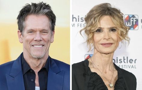 “That Is His Son?” Kevin Bacon and Kyra Sedgwick Fans Are Stunned After Seeing Their 35 Y.O. Son / Bright Side Kyra Sedgwick, Paternity Test, Grey Shirt Dress, Kevin Bacon, Hollywood Couples, Family Together, Horror Picture Show, Pose For The Camera, Long Black Hair