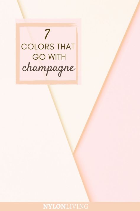 Looking for colors go well with the color champagne? A champagne color scheme goes well with other neutral colors like cream, off-white, beige and black. Other colors that go with champagne include earth tone colors, blues/greens and pastel colors. One of our champagne color palettes will appeal to you! A champagne color aesthetic is elegant and feminine. Also, a champagne color palette colour schemes signals understated luxury. and adds a bit of interest to nude color palette colour schemes. Champagne Color Bedroom Ideas, Champagne Wall Color, Colors That Go With Champagne, Champagne Color Palette Wedding Colour Schemes, Champagne Color Aesthetic, Champagne Paint Color, Champagne Colour Palette, Champagne Color Scheme, Champagne Color Palette Wedding