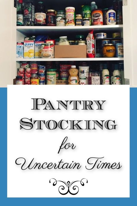 Pantry Stocking Stocking The Pantry, Stocking Pantry List Food Storage, Stocking Your Pantry, Pantry Stocking List, Stocking A Pantry, Well Stocked Pantry, Stocking Pantry, Pantry Basics, Stocked Pantry