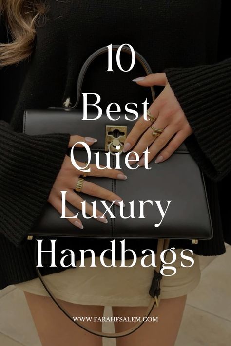 Quiet Luxury Bags, Demellier Bags, Quiet Luxury Aesthetic, Luna Bag, Luxury Bag Brands, Expensive Purses, Handbag Trends, Trending Handbags, Expensive Bag