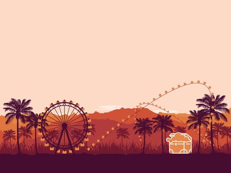 Coachella snapchat illustration Coachella Poster Design, Coachella Background, Coachella Illustration, Coachella Design, Coachella Poster, Coachella Art, Coachella Theme, Advertisement Examples, Marvel Phone Wallpaper