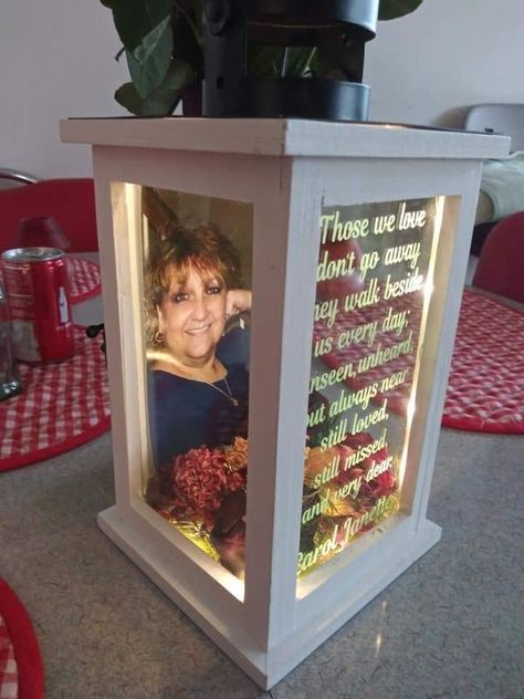 Diy In Loving Memory Ideas, In Memory Of Ideas Diy, Diy Rememberance Ideas, Mothers Day Memorial Ideas, In Loving Memory Crafts Diy Gift Ideas, Memorial Decorations Home Decor, In Memory Of Mom Gifts, In Memory Shadow Box Ideas, In Home Memorial Ideas