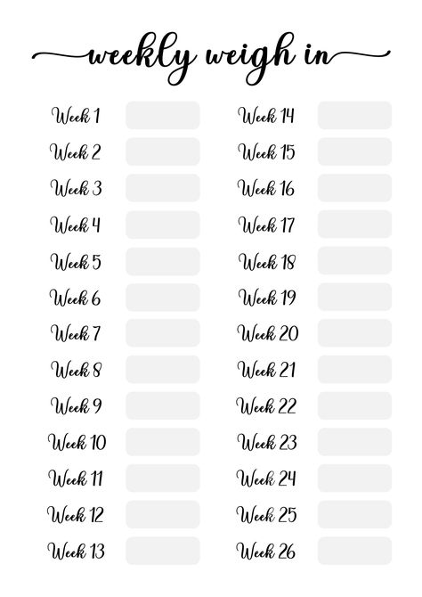 Ultimate Weight Loss Journal: Printable Digital Tracker to help you track your weight loss progress, including weight loss chart, measurements, weekly weigh in, food diary & meal planner. #weightloss #weightlossjournal #diet_planner Weekly Weigh In, Weekly Weight Tracker, Weight Log, Saving Money Chart, Diet Tracker, Goal Charts, Weight Charts, Weight Tracker, All Body Workout