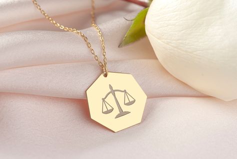 Necklace For Lawyer, Scale Of Justice, Gift For Lawyer, Libra Scales, Office Wall Design, Schmuck Gold, Lawyer Gifts, Law Student, Student Gift