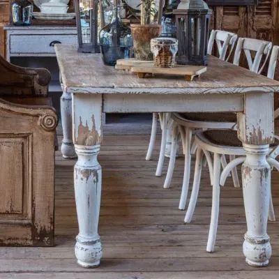 Distressed Farm Table, Rustic Farmhouse Dining Room Table, Modern Rustic Farmhouse Dining Room, Homemade Farmhouse Table, Bleached Wood Table, Distressed Kitchen Table, White Washed Table, Painted Farmhouse Table, Farm Table Dining Room