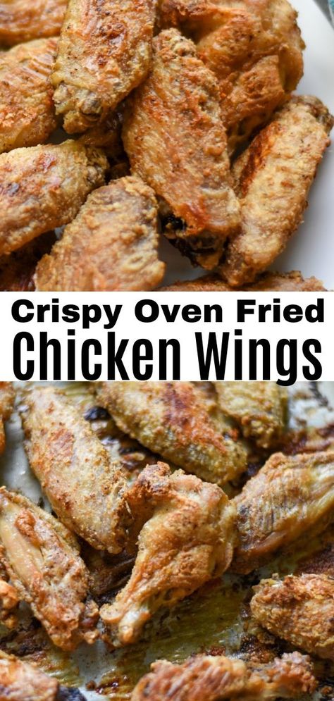 Oven Baked Fried Chicken Wings, Air Fry Oven Chicken Wings, Oven Cooked Wings, How To Make Crispy Wings In The Oven, Diy Chicken Wings Oven Baked, Best Chicken Wings In The Oven, Best Baked Wings Recipe, Chicken Legs And Wings Recipes, Cookery Recipes Chicken Wings