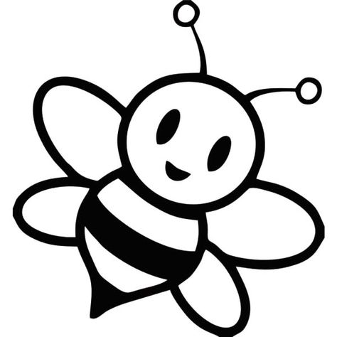 coloring pages draw a bee honey bee coloring page. bee a flower ... - ClipArt Best - ClipArt Best Bee Template, Bee Coloring, Baby Flash Cards, Bee Stencil, Bee Printables, Bee Coloring Pages, Bee Images, Bee Drawing, Bee Clipart