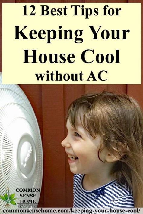 Keeping Your House Cool without AC - Whether you want to cool a room or cool your house, these tips will help you be more comfortable in extreme summer heat. Alternative Energy, Emergency Preparedness, Survival Tips, Energy Saving Tips, Emergency Prepping, Simple Life Hacks, Saving Ideas, Off Grid Living, Home Maintenance