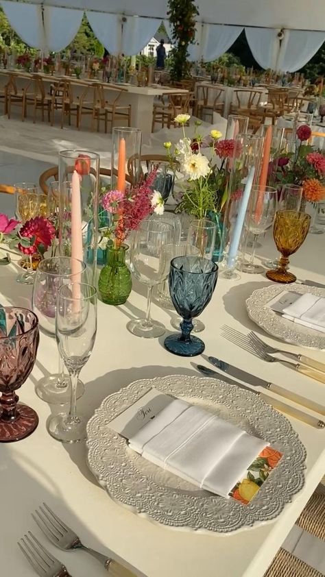 Elegant wedding table with a pop of color in 2022 | Wedding mood board, Wedding mood, Wedding table Elegant Wedding Table, Wildflower Wedding Theme, Fest Temaer, Birthday Dinner Party, 2022 Wedding, Future Wedding Plans, Garden Party Wedding, Wildflower Wedding, Wedding Mood Board