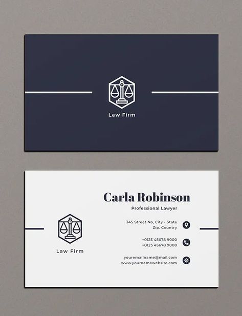 Lawyers Visiting Card, Legal Business Cards, Personal Visiting Card Design, Business Card Lawyer Design, Business Card For Lawyers, Lawfirm Business Cards, Law Firm Business Card Design, Lawyer Card Business, Minimalist Visiting Card