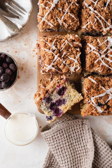 Blueberry Sour Cream Coffee Cake Blueberry Sour Cream Coffee Cake, Sour Cream Coffee Cake Recipe, Blueberry Coffee Cake Recipe, Butternut Bakery, Blueberry Crumb Cake, Banana Coffee Cakes, Chocolate Loaf Cake, Blueberry Breakfast Cake, Pumpkin Coffee Cakes