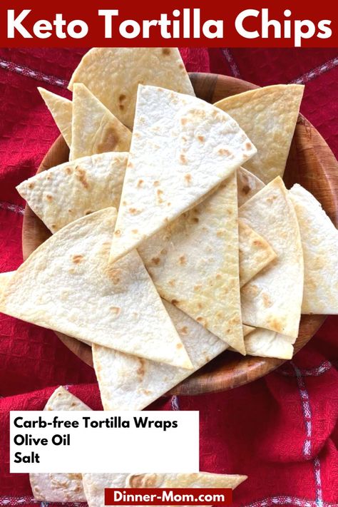 You don't have to give up your favorite party food just because you're following a low-carb diet. With this easy, homemade recipe for Keto Tortilla Chips, you can still enjoy the delicious crunch of tortilla chips without worrying about the carbs. With a few simple ingredients, you can make a big batch of chips that are sure to be a hit at any party. How To Make Keto Chips, Chips Made From Low Carb Tortillas, Homemade Low Carb Tortilla Chips, Easy Tortilla Chips Recipe, No Carb Tortilla Chips, Carb Balance Tortilla Chips, Homemade Keto Tortilla Chips, Easy Tortilla Chips, Mission Zero Carb Tortilla Chips