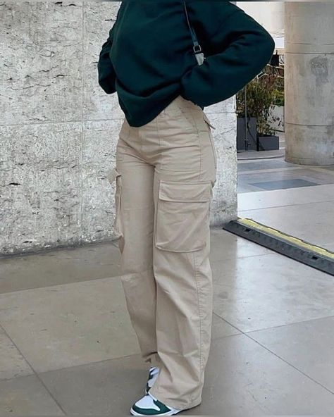 Cargo Pants, Wall, Pants, Green, Trousers