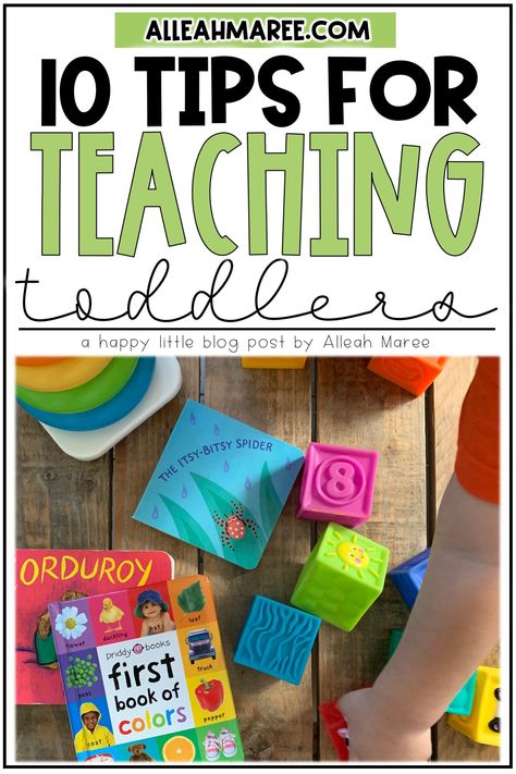 If you're teaching toddlers at home or in the classroom, check out these tips for learning with toddlers and preschoolers! This post includes activity ideas, routine tips, and other ideas for making learning fun for you and your little learners too! #learningathome #teachingtoddlers Fun Ideas For Preschoolers, Tips For Teaching Preschoolers, Toddler Back To School Activities, Toddler Teacher Ideas, Toddler Classroom Management, Toddler Learning Corner, Toddler Classroom Activities, Toddler Teaching Activities, Toddler Classroom Ideas Daycares