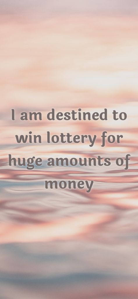 Money Affirmations Lottery Winner, Lottery Win Manifestation, Money Flowing To Me, Million Dollar Manifestation, Winning Lottery Vision Board, Won Lottery Aesthetic, Lottery Win Affirmations, Lotto Winner Aesthetic, Lottery Winning Spells