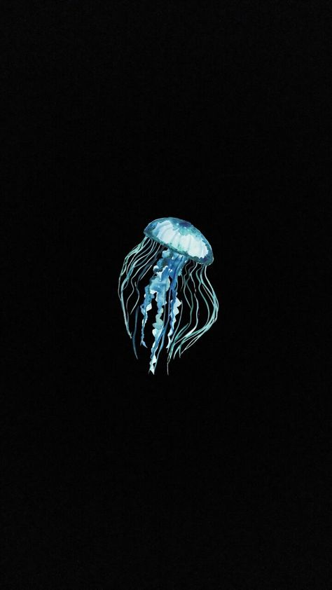 Simple Jellyfish Wallpaper, Jellyfish Computer Wallpaper, Jellyfish Lockscreen, Jellyfish Wallpaper Iphone, Blue Water Wallpaper, Walky Talky, Bts Hyyh, Snapchat Stickers, Jellyfish Art