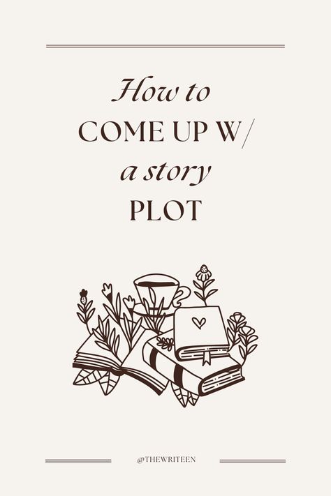 If you're having trouble coming up with ideas to fill your plot, this is for you! Your plot is the journey your MC goes on to achieve their goal. A well crafted plot keeps readers on the edge of their seat and makes your book unputdownable. How do you do that? By having fun!   Click the link to read this new post on how to come up with a story plot.  #writers #write #writingtips #writinganovel #bookwriting #writinginspiration #thewriteen #characterdevelopment #creativewriting #characterbackstory Ways To Begin A Story, Types Of Plots, How To Come Up With A Book Plot, How To Come Up With A Story Plot, Simple Plot Ideas, Prompts To Start A Story, How To Write A Good Story Plot, Book Plot Template, Good Plot Ideas