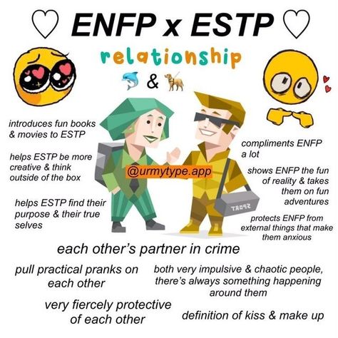 Enfp X Estp, Enfp Love, Relationship Meme, Finding Friends, Personalidad Enfp, Enfp Relationships, Enfp Personality, Enfp T, Mbti Relationships