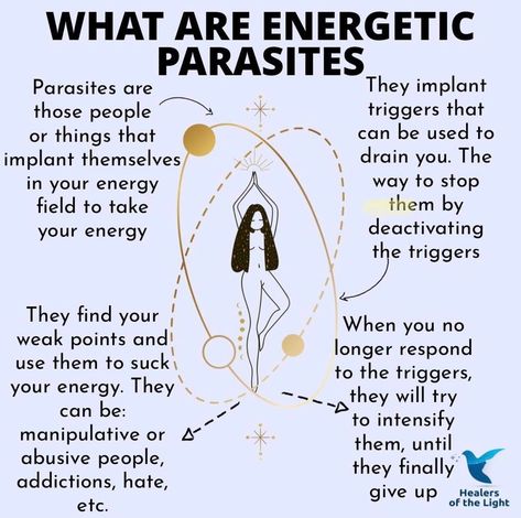 Watch out for these! Energetic parasites can come disguised in many ways. They may present themselves as your best friend, best… Energy Drainers, Spiritual Psychology, Healing Spirituality, Energy Healing Spirituality, Sensitive People, Moon Cycles, Witchy Stuff, St Germain, Program Ideas