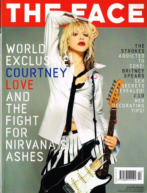 The Face Magazine 4 2002 Courtney Love Britney Spears Nicole Lenz Jennifer Lopez Nicole Lenz, Punk Magazine, 2000s Magazines, Face Magazine, Courtney Love Hole, The Face Magazine, Magazine Front Cover, Love Magazine, Arte Punk