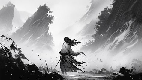 Desktop Wallpapers Dark Fantasy Art, Samurai Pc Wallpaper, Samurai Wallpaper Aesthetic, Dark Anime Pc Wallpaper, Cultivation Chinese Art, Samurai Wallpaper Hd Pc, Dark Japan Aesthetic, Vagabond Wallpaper Pc, 1920x1080 Desktop Wallpapers Dark