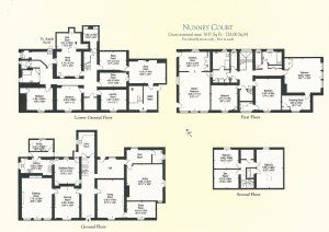 Nunney Court, near Frome, Somerset, about 115 miles west of London. The country home of Rob and Betty Walker from 1949 for more than 60 years. Images from http://www.savills.co.uk. Country House Floor Plans, English Cottage Floor Plans, English House Plans, Country House Floor Plan, English Country House Plans, Georgian House Plans, House Plans Uk, Manor House Plans, Manor Floor Plan