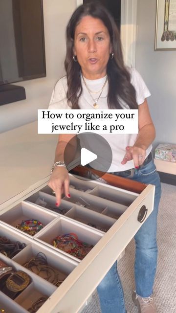 OrganizeDetroit on Instagram: "Here’s how to up level your jewelry organization! You can find @mystackers at @thecontainerstore #jewelrystorage #accessoryorganizer #thingsorganizedneatly" Diy Jewelry Storage Ideas, Jewlrey Organization Diy, How To Store Jewelry, How To Organize Jewelry, Diy Jewelry Organizer Drawer, Jewelry Organization Ideas, Diy Jewelry Storage, Hidden Jewelry Storage, Things Organized Neatly