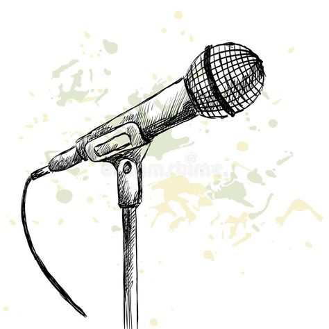 Download Sketch microphone. stock vector. Illustration of graphic - 54539151 Microphone Drawing, Moms Tattoo, Singing Drawing, Music Drawings, Music Festival Poster, Print Design Art, Vector Sketch, Desenho Tattoo, Rock Posters