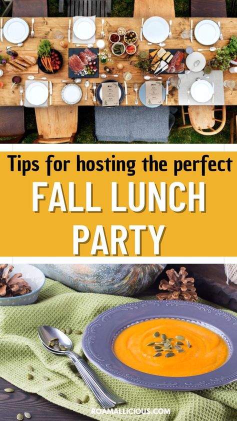 Fall Luncheons are provides the perfect opportunity to deliver a unique experience to your guests as the season offers a range of comforting food created with pumpkin, butternut squash, and apples. Whether hosting a small group of friends or entertaining your extended family, learning about the elements that create a memorable fall lunch party will help you prepare for the ultimate fall get-together. Fall lunch party ideas. Fall Ladies Luncheon Ideas, Lunch Party Ideas, Butternut Squash And Apples, Pumpkin Butternut Squash, Recipes For Instant Pot, Fall Lunch, Instant Pot Air Fryer, Luncheon Menu, Comforting Food