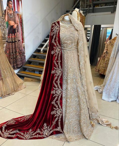 Pakistani Valima Dresses, Bridal Barat Dresses Pakistani, Red Bridal Dress Gowns, Pakistani Fancy Dresses Wedding Outfits, Bridal Dresses Pakistani Barat, Valima Bridal Dress Pakistan, Baraat Dress Pakistani Bridal Wear, Bridal Walima Dress, Pakistan Bridal Dress