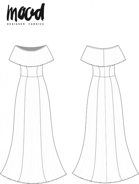 The Sagittaria Dress - Free Sewing Pattern - Mood Sewciety Mood Fabric Patterns, Mood Free Sewing Patterns, Mood Sewing Patterns, Sewing Patterns For Men, Mood Patterns, Mood Sewciety, Dress Sewing Patterns Free, Sundress Season, Dress Patterns Free