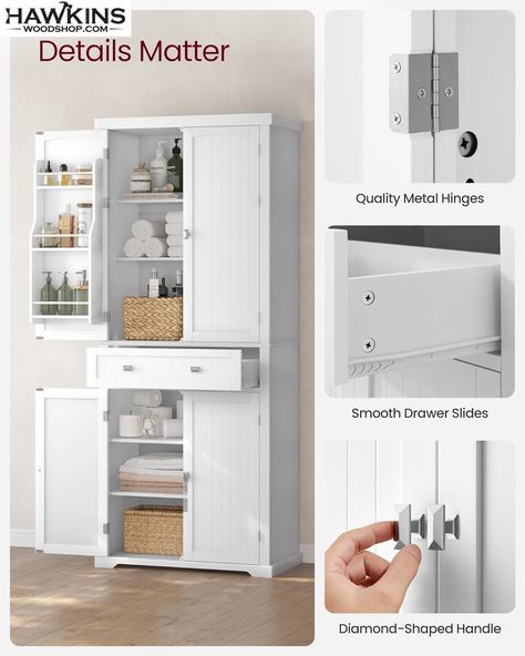 Deep pantry organization