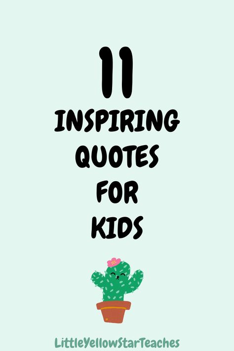 🌈✨ Empower your little ones with our 11 Inspiring Quotes for Kids! 🎈🥳 These nuggets of wisdom will inspire their dreams, ignite their imaginations, and encourage their ambitions. Perfect for inspiring bedtime stories or uplifting lunch box notes! 💌💕 Ready to spark some inspiration? Click on the pin! 📌 Motivational Quotes For Kids Testing, Encouragement For Kids Testing, Creativity Quotes For Kids, Inspirational Quotes Positive Encouragement For Students, Lunchbox Quotes For Kids, Encouragement Quotes For Kids Testing, Daycare Quotes Inspirational, Kid Inspiration Quotes, Quote For Kids Positive